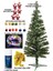 120 cm Yılbaşı Çam Ağacı Seti, LED Işık, Süsler ve Kar Spreyi Paketi 2