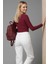 Çıtçıt Detaylı Bluz Bordo T4343 2