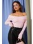Madonna Çapraz Yaka Bluz Pembe T4331 1