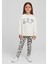 Leopar Desenli Nakışlı Kız Çocuk Takımı – Sweatshirt & Tayt Alt, 2–8 Yaş 1