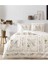 Taç Çift Kişilik Ranforce Nevresim Takımı Dalila Krem 3
