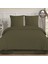 Plain %100 Pamuk Flanel Çift Kişilik Lastikli Çarşaflı Nevresim Takımı 1