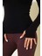 Basic Parmak Geçirme Detaylı Bluz Siyah T4266 3