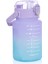1000 ml Soft-Touch Motivasyon Su Matarası Mor-Mavi (5 Adet) 1