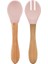 Mama Kaşığı + Çatal Pinky Pink (3 Adet) 1