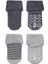 Nessiworld Çemberli Kaymaz Havlu Soket Çorap 2'li BS10503 Gri-Antrasit 2