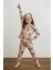 Kız Çocuk Kiraz Desenli Pijama Takımı - Uyku Bandı Hediyeli 2