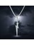 Şimşek - The Flash Gümüş Kaplama Örme Zincir Kolye 3