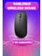 Kablosuz Mouse Fare Şarjlı Bluetooth Wireless Çift Modlu Sessiz 1