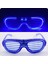 Mavi LED Işıklı Parti Gözlüğü - Neon 3 Modlu 3