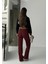 Fit Comfort Bej Salaş Pantolon Bordo A6011 2
