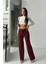 Fit Comfort Bej Salaş Pantolon Bordo A6011 3