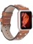 Apple Watch Uyumlu Deri Kordon Cross 42-44-45MM St RST2E 5