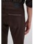 Jake Mavi Black Koyu Kahverengi Gabardin Pantolon 0042290686 11
