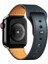 Apple Watch 38MM KR415 Luaz Deri Kordon - Lacivert 1