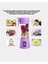 USB Şarjlı Portatif Blender 380ML Çelik 304 Bıçaklı Mobil Smoothie Maker 5