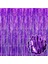 Mor Renk Ekstra Metalize Parlak Saçaklı Arka Fon Perde Ithal A Kalite 1x2 Metre 3