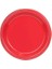 25 Adet Plastik Tabak Kırmızı 1