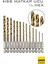 Hss Matkap Ucu 1/4 Hex 13 Parça Hss Tungsten Karbür Matkap Uç 1.5-6.5mm Titanyum 722460 1