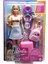 HJY18 Barbie Seyahatte Bebeği ve Aksesuarları 1