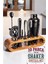 Shaker Kokteyl Set - 10 Parça 750 ml Shaker Coctail Set Bambu Standlı 1