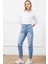 Yüksek Bel Mom Jean Pantolon 3