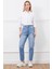 Yüksek Bel Mom Jean Pantolon 5