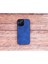 Apple iPhone 13 Pro Uyumlu Deri Cüzdanlı Kılıf Lacivert 4