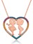 925 Ayar Gümüş Iki Aşık Kalpli Kadın Gümüş Kolye PT2610866 (972972) 1