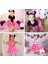Pembe Fiyonklu Minnie Mouse Tacı Mini Kulak (5224) 5