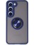 Samsung Galaxy S23 Kılıf Montreal Yüzüklü Silikon Kapak - Lacivert 1