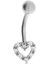 Kadın Çelik Kalp Model Piercing 1