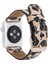 Apple Watch Uyumlu Deri Kordon 42-44-45MM Leopar Ne 2