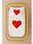 Kırmızı Kalp Desenli Minimalist Bebek Nevresim Takımı Içi Dolgulu Fırfırlı Yastıklı Set 1