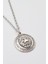 Kabartmalı Aslan Madalyon Kolye - Düz Ezme Ithal Zincirli Unisex Gümüş Kaplama - 60 cm 2