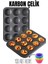 Hsnet 12 Li Muffin Kalıbı Teflon Çelik 100 Muffin Kağıtlı - BI001V-4XQTP8 1