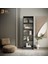 B3CONCEPT Modern Antrasit Kitaplık – 5 Raflı Ahşap Raflı Dekoratif Çok Amaçlı Düzenleyici Kitaplık 1
