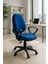 Dole Siyah Gövde/mavi Döşemeli Ofis Büro Sekreter Bilgisayar Çalışma Oyuncu Koltuğu Sandalyesi 4
