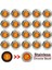 50PCS 3/4 Inç 3 LED Mini Yuvarlak Römork Yan Işaretçi Göstergesi Işıklar Kamyonlar Için Evrensel Tekne Pikap Karavan Rv Sarı (Yurt Dışından) 2