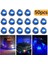 50PCS 3/4 Inç 3 LED Mini Yuvarlak Römork Yan Işaretçi Göstergesi Işıklar Kamyonlar Için Evrensel Tekne Pikap Karavan Rv Sarı (Yurt Dışından) 4