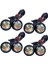 8 Pcs 12V 23MM Çift Renk Geçiş 4014 12 LED Drl Eagle Göz Gündüz Işığı (Yurt Dışından) 1