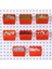 32 Adet Pegboard Kutuları Kit Pegboard Parçaları Depolama Pegboard Aksesuarları Donanım Organize Etme Iş Tezgahı Kutuları (Kırmızı) (Yurt Dışından) 5