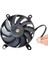 6 Inç Motosiklet Radyatör Fan 12V Dc Motor Elektrikli Soğutma Honda Yamaha Için Büyük Akış Soğutucu Kawasaki Suzuki Gasgas (Yurt Dışından) 2