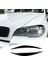 Bmw E71 X6 2008-2015 Için E70 X5M 2006-2013 Araba Parlak Siyah Farlar Kaş Göz Kapağı Trim Kapak Çıkartma Reçine (Yurt Dışından) 3