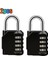 2pcs Kombinasyon Kiliti 4 Sakız Kombinasyon Okul Spor Salonu/çit/araç Kutusu/kılıf Hasp Dolap Depolama (Yurt Dışından) 3