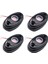 4 Kapsül LED Kaya Işıkları Kiti Su Geçirmez Raptor Atv Raptor Offroad Tekne-Kırmızı (Yurt Dışından) 3
