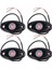 4 Kapsül LED Kaya Işıkları Kiti Su Geçirmez Raptor Atv Raptor Offroad Tekne-Kırmızı (Yurt Dışından) 4