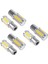 6pcs Amber 1156PY BAU15S PY21W LED 33SMD Araç Kayası Fren Ters Sinyal Ampul Y (Yurt Dışından) 1