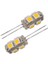 2x G4 5050 Smd 9 LED Saf Beyaz Rv Deniz Teknesi Ana Araba Spot Ampul Lambası 12V (Yurt Dışından) 1