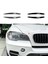 Araba Ön Far Kapağı Kafası Işık Lambası Göz Kapağı Kaş Kaplama Bmw X5 E70 2008-2013 Parlak Siyah (Yurt Dışından) 5